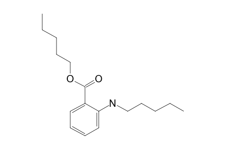 Benzoic acid, 2-pentylamino-, pentyl ester