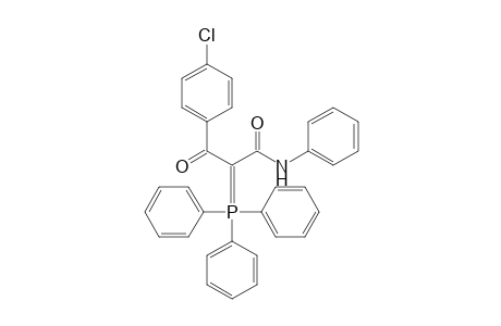 3-(4-Chlorophenyl)-3-keto-N-phenyl-2-triphenylphosphoranylidene-propionamide