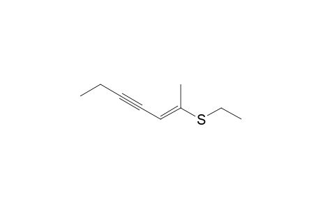 1-Methyl-1-hexene-3-ynyl-ethylsulfide