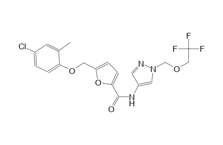 5-[(4-chloro-2-methylphenoxy)methyl]-N-{1-[(2,2,2-trifluoroethoxy)methyl]-1H-pyrazol-4-yl}-2-furamide