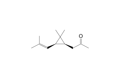 CIS-2,2-DIMETHYL-3-(2-METHYL-1-PROPENYL)-1-ACETONYLCYCLOPROPANE