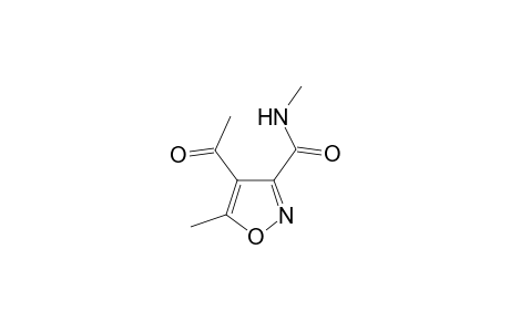 4-Acetyl-N,5-dimethylisoxazole-3-carboxamide