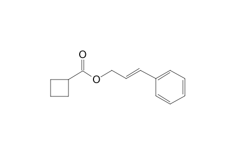 Cyclobutanecarboxylic acid, 3-phenyl-2-propenyl ester