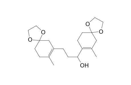1,4-Dioxaspiro[4.5]dec-7-ene-7-propanol, 8-methyl-.alpha.-(7-methyl-1,4-dioxaspiro[4.5]dec-7-en-8-yl)-, (.+-.)-