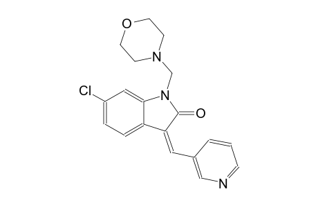 2H-indol-2-one, 6-chloro-1,3-dihydro-1-(4-morpholinylmethyl)-3-(3-pyridinylmethylene)-, (3Z)-