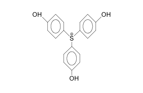 Tris(4-hydroxy-phenyl)-sulfonium cation