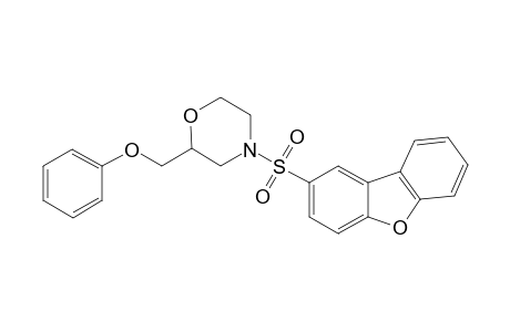 Morpholine, 4-(benzo[b]benzofuran-2-ylsulfonyl)-2-(phenoxymethyl)-