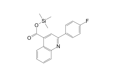 2-(4-Fluorophenyl)-4-quinolinecarboxylic acid, tms derivative