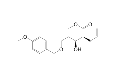L-erythro-Pentonic acid, 2,4-dideoxy-5-O-[(4-methoxyphenyl)methyl]-2-(2-propenyl)-, methyl ester