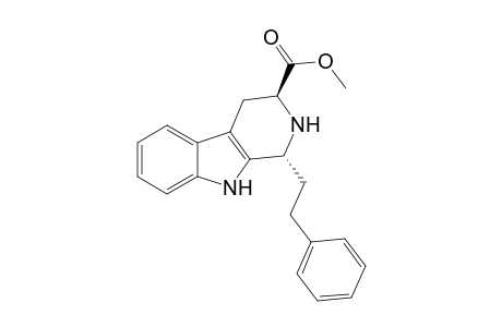 (1R,3S)-1-phenethyl-2,3,4,9-tetrahydro-1H-$b-carboline-3-carboxylic acid methyl ester