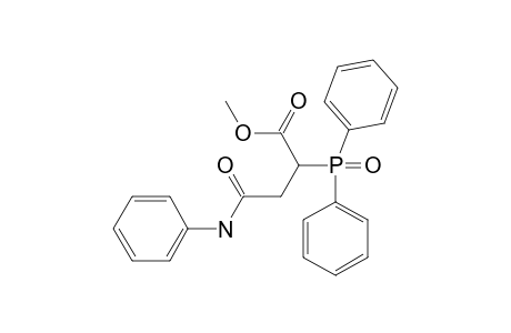 METHYL-ALPHA-(DIPHENYLPHOSPHIOYL)-N-PHENYLSUCCINAMIDE