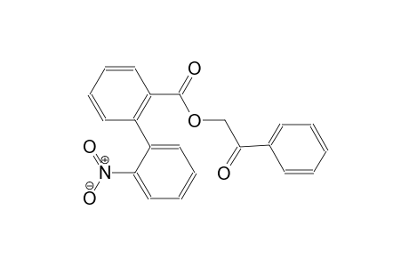 [1,1'-biphenyl]-2-carboxylic acid, 2'-nitro-, 2-oxo-2-phenylethyl ester