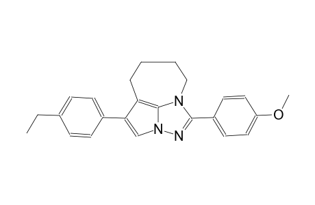 4-(4-ethylphenyl)-1-(4-methoxyphenyl)-5,6,7,8-tetrahydro-2,2a,8a-triazacyclopenta[cd]azulene
