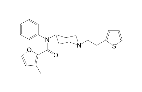 3-Methyl-N-phenyl-N-(1-[2-(thiophen-2-yl)ethyl]piperidin-4-yl)furan-2-carboxamide