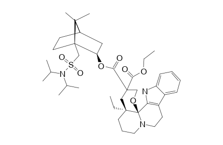 #6;14-ETHOXYCARBONYL-14-[(1'S,2'R,4'R)-N,N-DIISOPROPYLBORNAN-10'-SULFONAMID-2'-OXYCARBONYL]-1-ALPHA-ETHYL-1,2,3,4,6,7,12,12B-OCTAHYDROINDOLO-[2,3-A]-