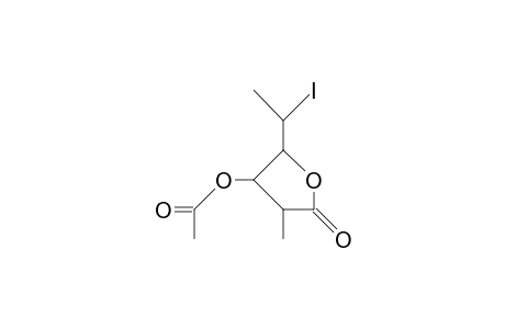 trans, cis-2-Methyl-3-acetoxy-4-(1-iodo-ethyl)-4-butyrolactone