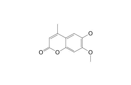 6-HYDROXY-7-METHOXY-4-METHYL-COUMARIN