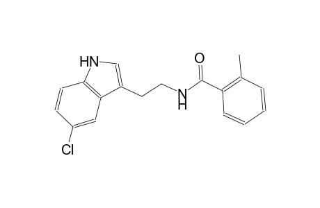 N-[2-(5-chloro-1H-indol-3-yl)ethyl]-2-methylbenzamide