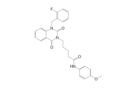 5-(1-(2-fluorobenzyl)-2,4-dioxo-1,4-dihydro-3(2H)-quinazolinyl)-N-(4-methoxyphenyl)pentanamide