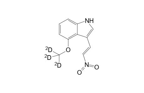 3-(2-Nitrovinyl)-4-[2H3]methoxyindole