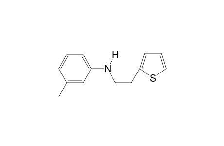 3-Methyl-N-[2-(thiophen-2-yl)ethyl]aniline