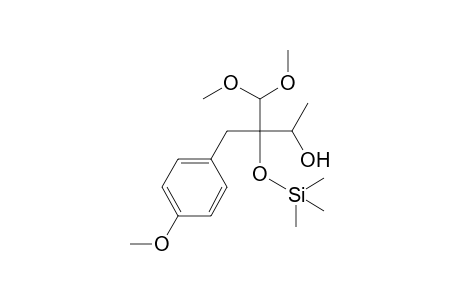 4,4-Dimethoxy-3-[(4'-methoxyphenyl)methyl]-3-[(trimethylsilyl)oxy]-2-butanol