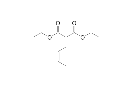 Diethyl 2-[(2Z)-2-butenyl]malonate