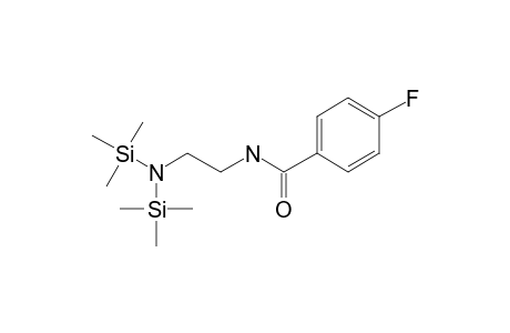 N-(2-Aminoethyl)-4-fluorobenzamide, N',N'-bis(trimethylsilyl)-