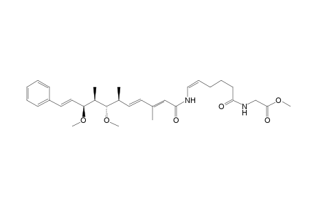 2-[[(Z)-6-[[(2E,4E,6S,7S,8R,9S,10E)-7,9-dimethoxy-3,6,8-trimethyl-1-oxo-11-phenylundeca-2,4,10-trienyl]amino]-1-oxohex-5-enyl]amino]acetic acid methyl ester