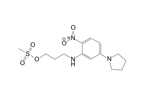 1-propanol, 3-[[2-nitro-5-(1-pyrrolidinyl)phenyl]amino]-,methanesulfonate (ester)