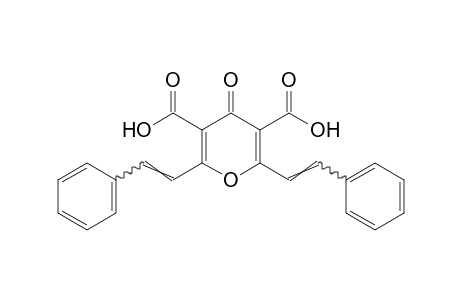 2,6-distyryl-4-oxo-4H-pyran-3,5-dicarboxylic acid