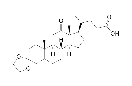 3,3-Ethylenedioxy-12-cholanic acid
