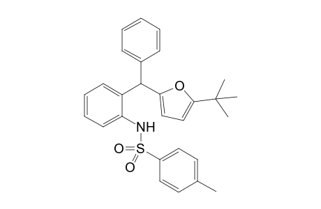 4-Methyl-N-{2-[(5-(tert-butyl)furan-2-yl)(phenyl)methyl]phenyl}benzenesulfonamide