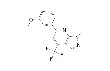 1H-pyrazolo[3,4-b]pyridine, 6-(3-methoxyphenyl)-1-methyl-4-(trifluoromethyl)-