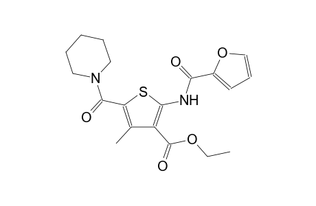 ethyl 2-(2-furoylamino)-4-methyl-5-(1-piperidinylcarbonyl)-3-thiophenecarboxylate