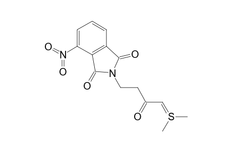 2-[4-(dimethyl-$l^{4}-sulfanylidene)-3-keto-butyl]-4-nitro-isoindoline-1,3-quinone