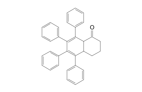 5,6,7,8-tetraphenyl-3,4,4a,8a-tetrahydro-2H-naphthalen-1-one