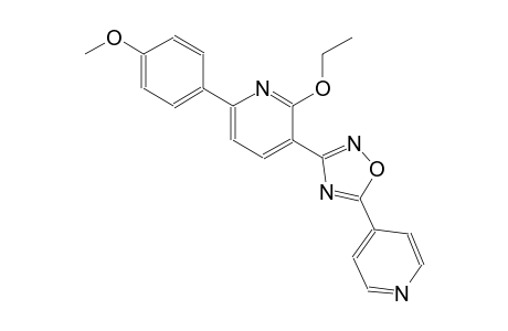 2-ethoxy-6-(4-methoxyphenyl)-3-[5-(4-pyridinyl)-1,2,4-oxadiazol-3-yl]pyridine