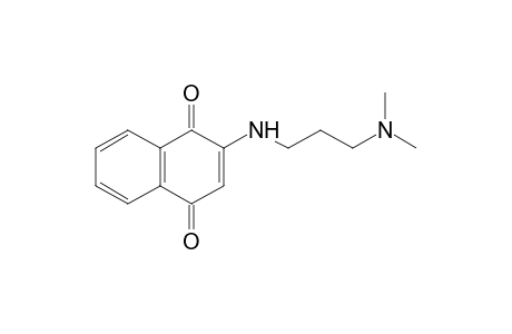 2-{[3-(dimethylamino)propyl]amino}-1,4-naphthoquinone