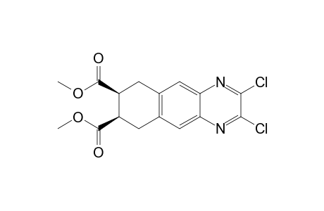 Dimethyl (7R,8S)-2,3-dichloro-6,7,8,9-tetrahydrobenzo[g]quinoxaline-7,8-dicarboxylate