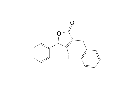 3-iodanyl-2-phenyl-4-(phenylmethyl)-2H-furan-5-one