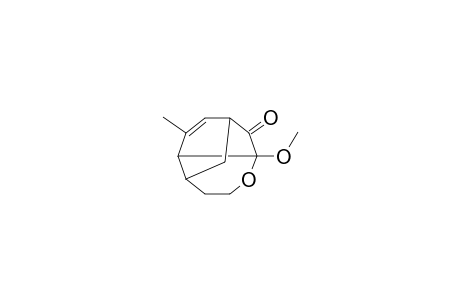 3-Methoxy-9-methyl-4-oxatricyclo[5.3.1.0(3,8)]undec-9-en-2-one