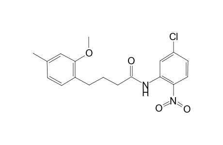 Butanamide, 4-(3-methoxy-4-methylphenyl)-, N-(3-chloro-5-nitrophenyl)-