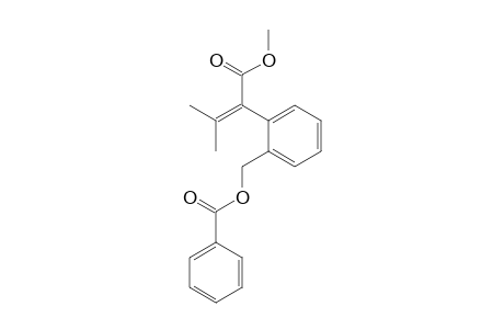 Benzeneacetic acid, 2-[(benzoyloxy)methyl]-alpha-(1-methylethylidene)-, methyl ester