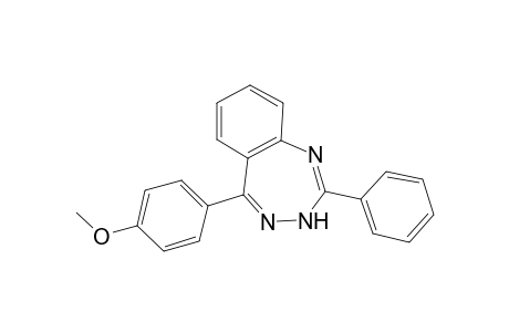 Methyl 4-(2-phenyl-3H-1,3,4-benzotriazepin-5-yl)phenyl ether