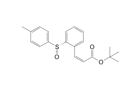 t-Butyl (R,Z)-(+)-2-(p-Tolylsulfinyl)cinnamate