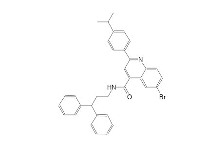 6-bromo-N-(3,3-diphenylpropyl)-2-(4-isopropylphenyl)-4-quinolinecarboxamide