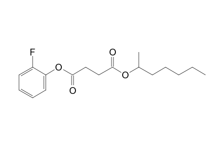 Succinic acid, hept-2-yl 2-fluorophenyl ester