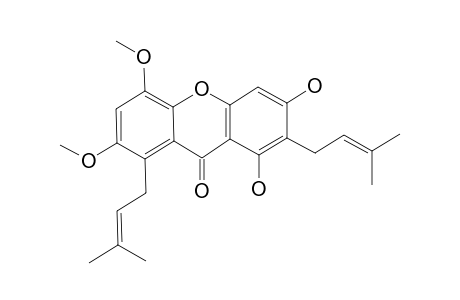 CRATOXYARBORENONE-C;1,3-DIHYDROXY-5,7-DIMETHOXY-2,8-DIISOPRENYLXANTHONE