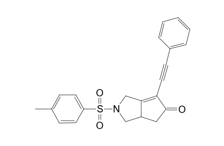 N-(Toluenesulfonyl)-1-(phenylethynyl)-2-oxo-6-azabicyclo[3.3.0]oct-1(8)-ene